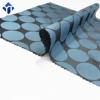Women polyester yarn big points design fabric jacquard for dress