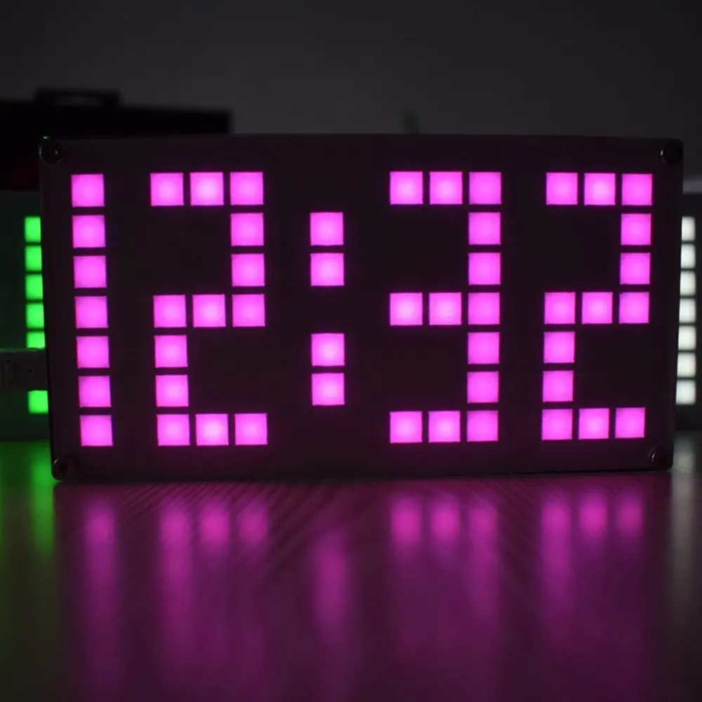 Часы яркость. Ds3231 часы DIY Kit. DS 6632 led Digital Clock. Ds3231 будильник. Led панель 15*7 DIY ds3231.