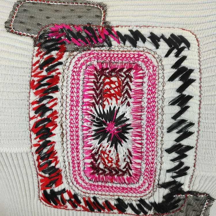 Prompt delivery latest new model print custom ladies knitted t shirt