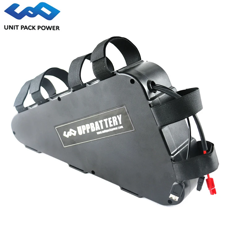 New Electric Bike Triangle Battery 52V 15AH lithium battery with plastic case