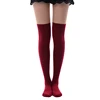 MEIKAN 18 Wholesale or Custom Color Over the Knee Socks Compression Women Long Thigh High Stockings