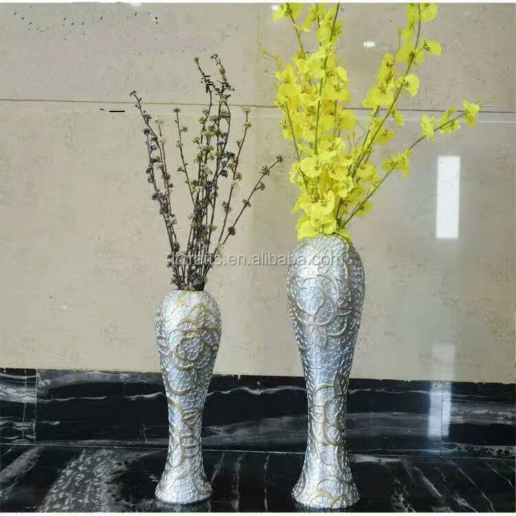 Wholesale Single Flower Vase For Home Decoration Resin Floor Tall