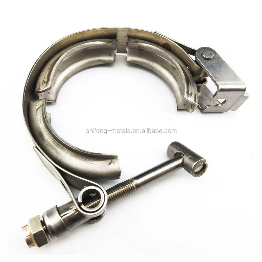 2.5'' Stainless Steel 304 Metal Clench Nut Vband Clamp T Bolt V Band
