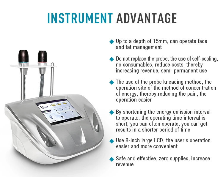 2018 newest V-max skin tightening portable ultrasound face lift effective wrinkle treatment machine for sale