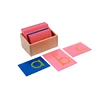 Kids Language Set Montessori Material Early Childhood Educational alphabet letter Toy Lower and Capital Case Sandpaper letters