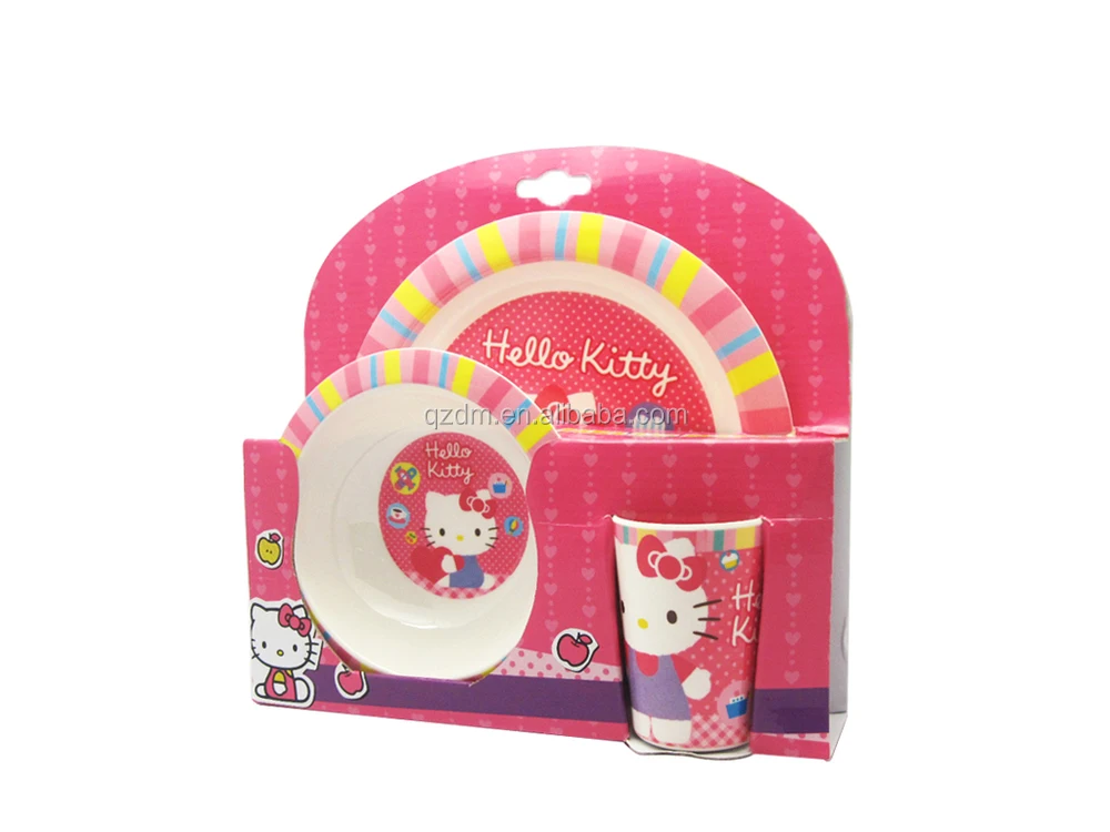 Brand Print Melamine Tableware Set For Children