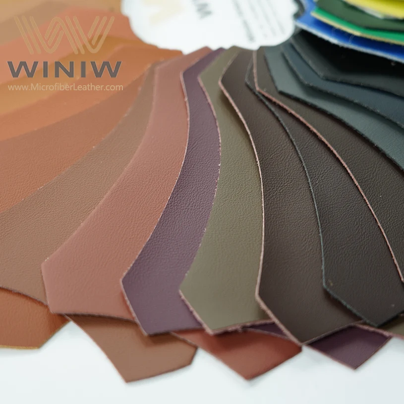 WINIW PU Microfiber Leather Car Interior Materials Supplier Automotive Vehicle Upholstery Fabric Manufacture in China