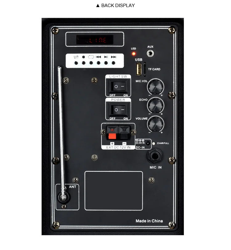 temeisheng(feiyang) chinese karaoke 8 inch professional speaker box loudspeaker enclosure active pa speaker system - ANKUX.COM