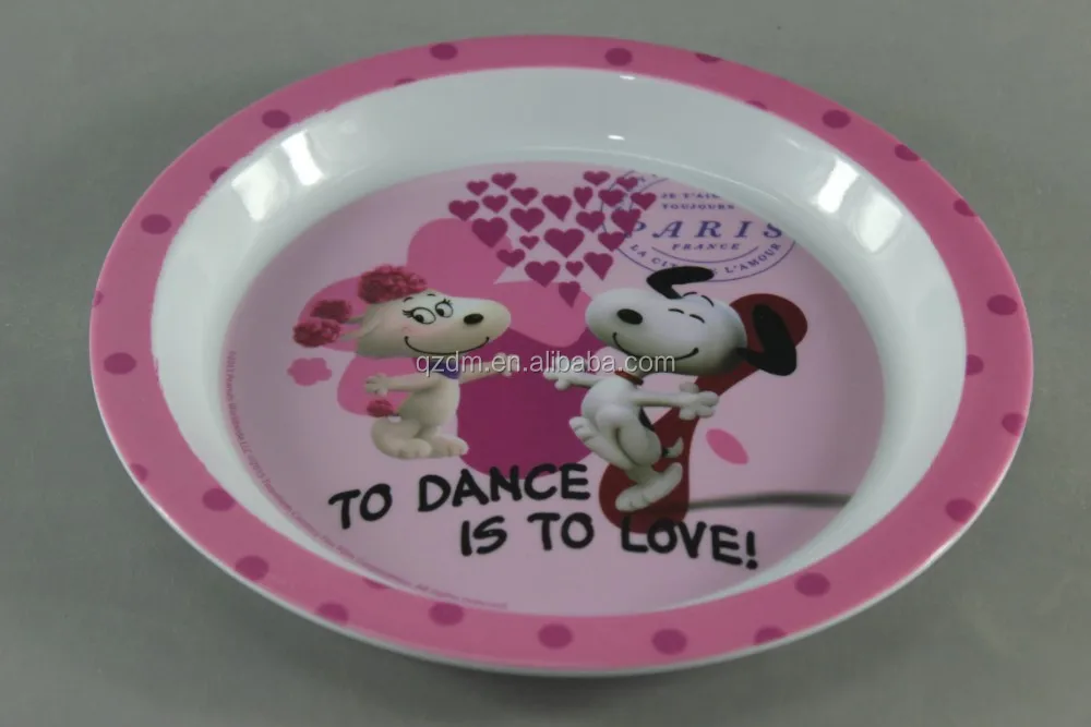 2016 New Design Melamine Kids Dinner Plate For Sale