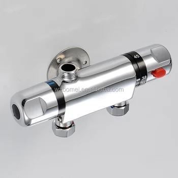 Exposed Shower Faucet Thermostatic Tempering Valve For Solar Water