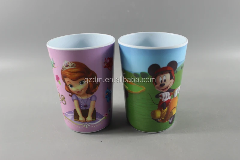 250-300 ML melamine Baby cup Plastic kids cup Foodgrade
