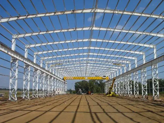 light weight galvanized metal truss for warehouse