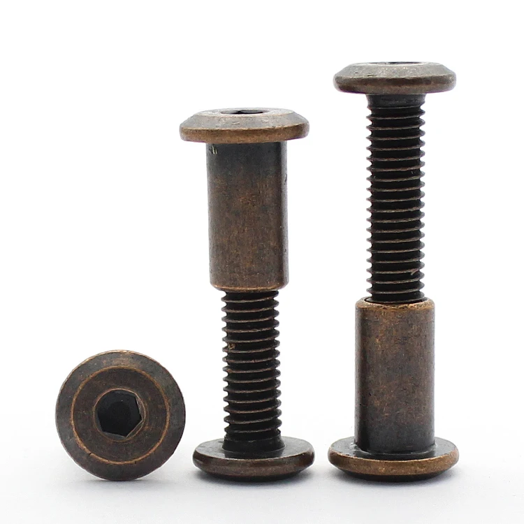 304 Stainless Steel Barrel Nut And Inner Hex Socket Screw Combination