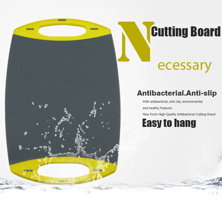 Both Ends Hanging Antibacterial & No Cutting Mark PP Cutting Board