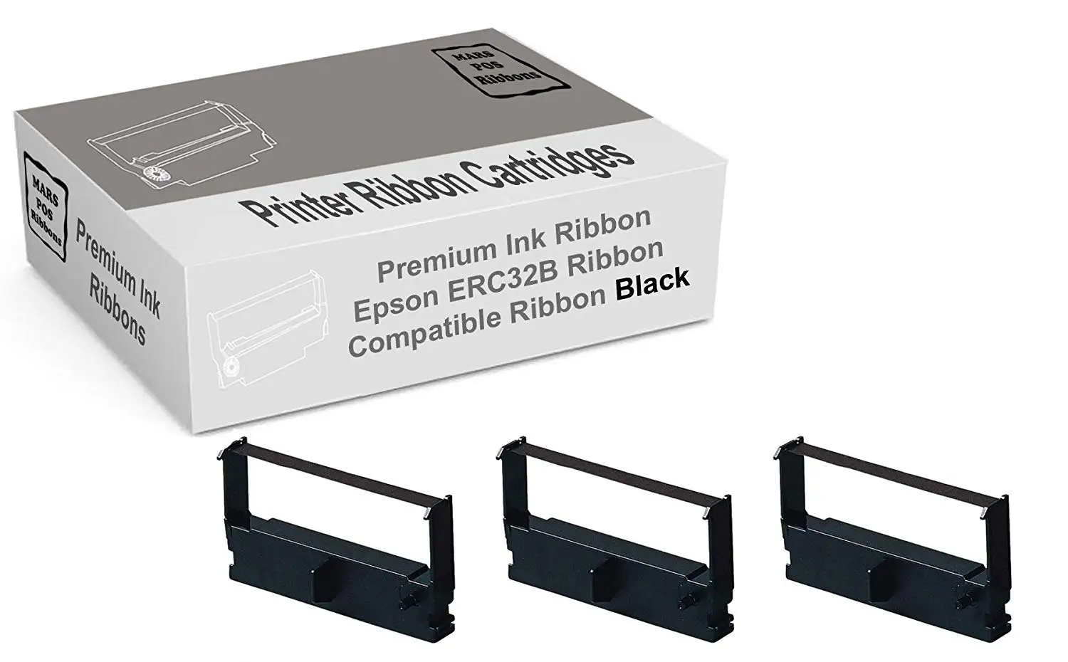 JS-5000 M820 TM-U150 TM-935 12 PACK Purple Printer Ribbon for EPSON ERC-32P