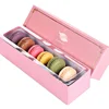 Custom Printed Premium Pink Macaroon Packing Boxes With Clear Window Bulk Buy From China
