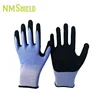 NMSHIELD glove safety security hard work nitrile cut resistant gloves