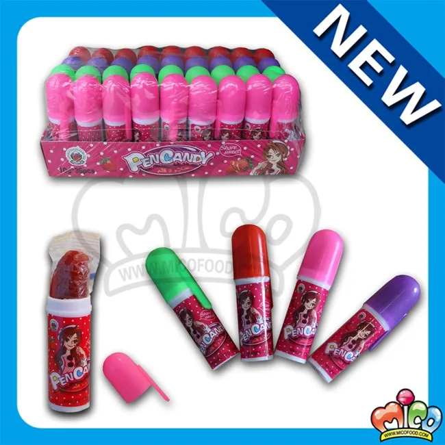4 Colors Lollipop Lipstick Candy With Fruit Flavors - Buy Lipstick ...