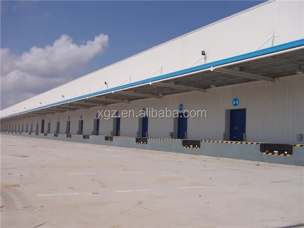 metal bolted connection low cost pre fabricated warehouse