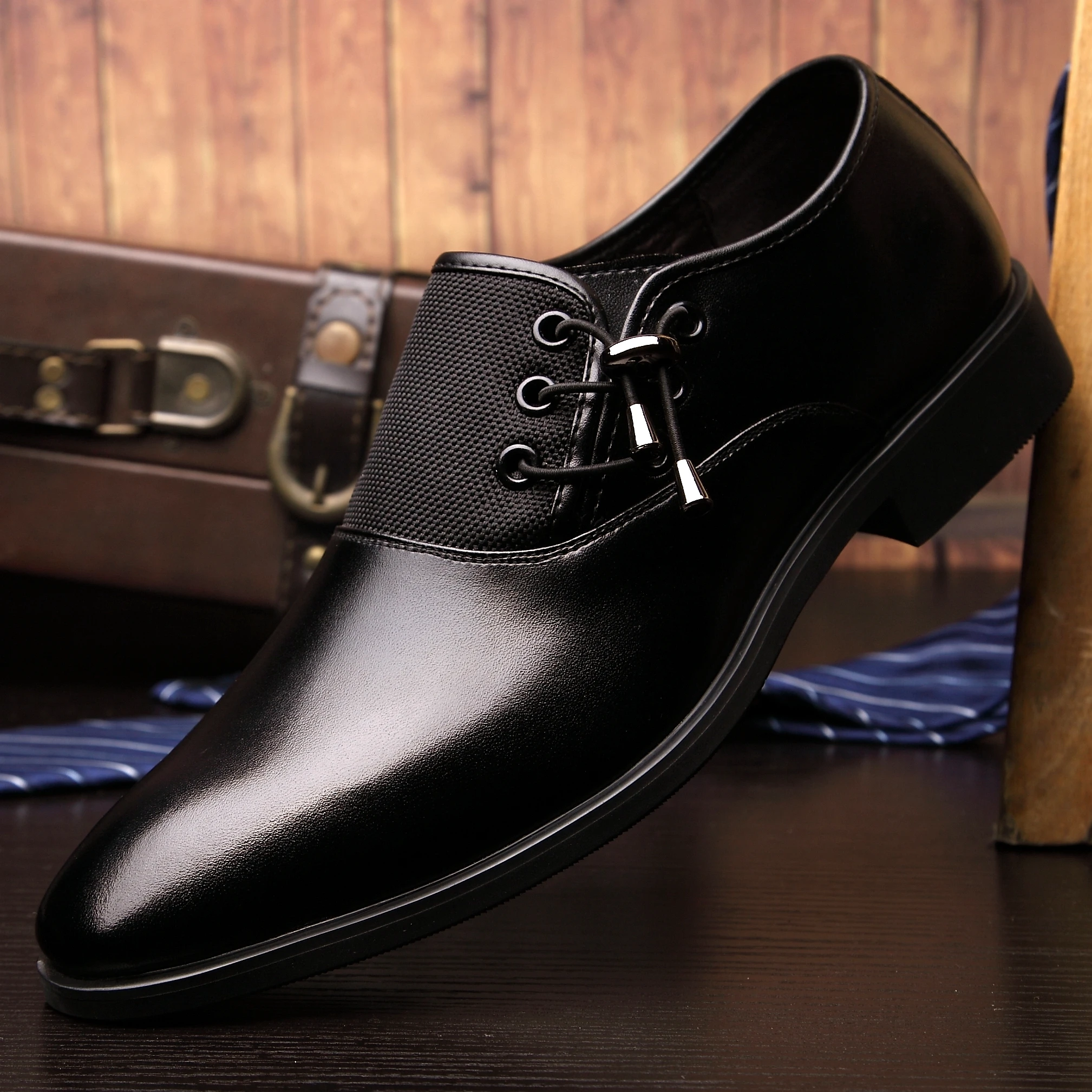 2016 New Fashion Genuine Leather Men Casual Shoes Luxury