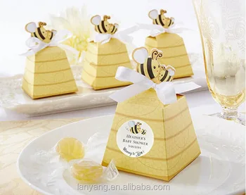 Yellow Honey Bee Diy Favour Box With Ribbons Gift Bo Yellow Honey Bee Diy Favour Box With Ribbons Gift Bo Christening Chocolate Thank
