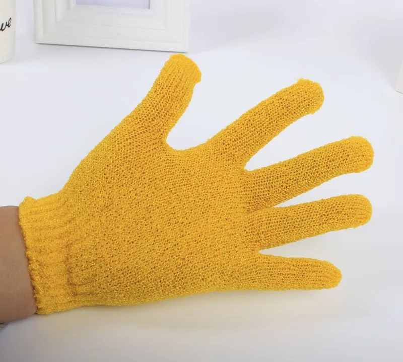 Nylon Exfoliating Bath Glove Five Finger Bath Scrub Glove Buy Nylon