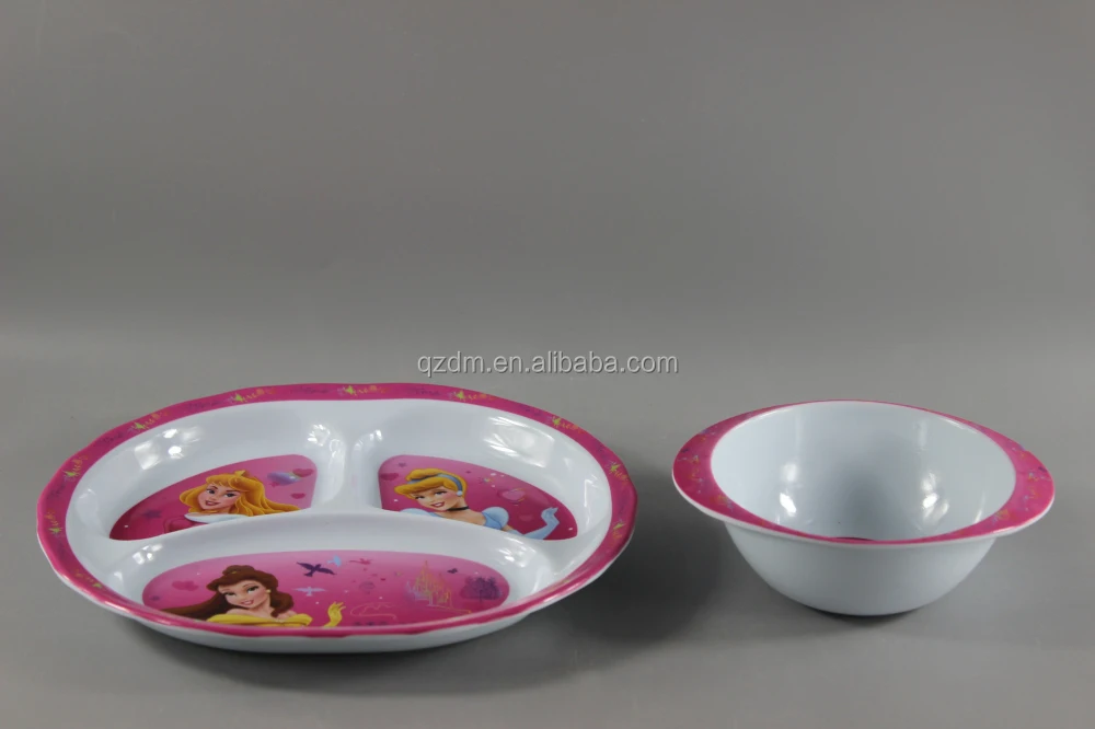 Melamine Kids Dinner Plate And Bowl For 2015