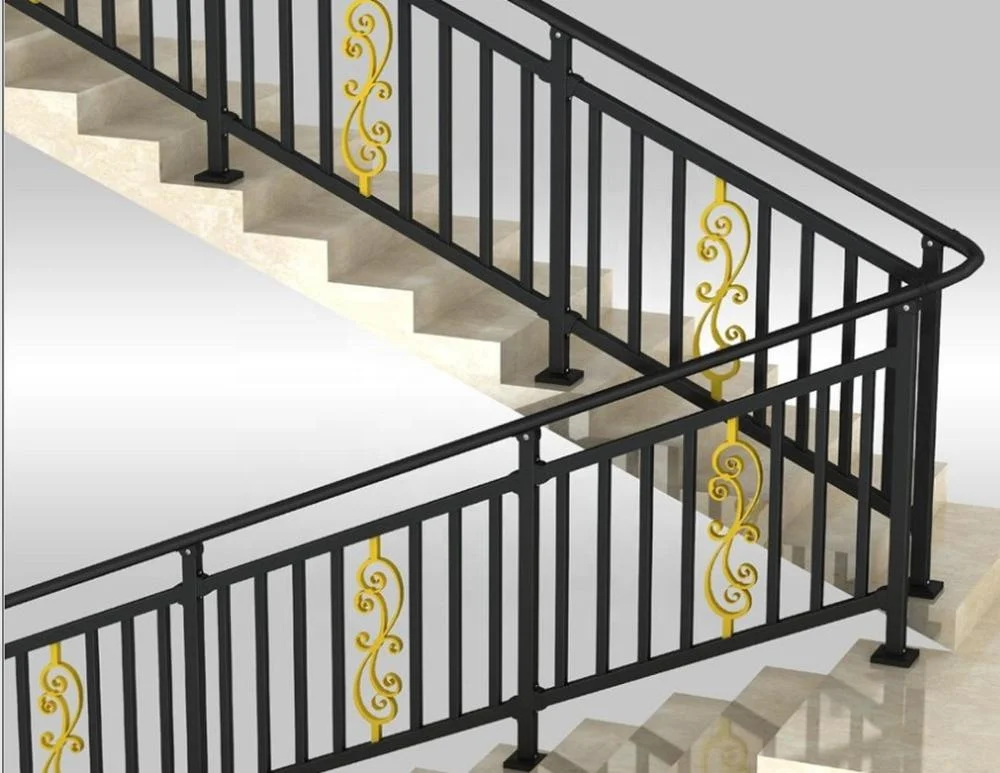 Wrought Iron Stair Balister&handrail - Buy Wrought Iron Handrails,Stair ...