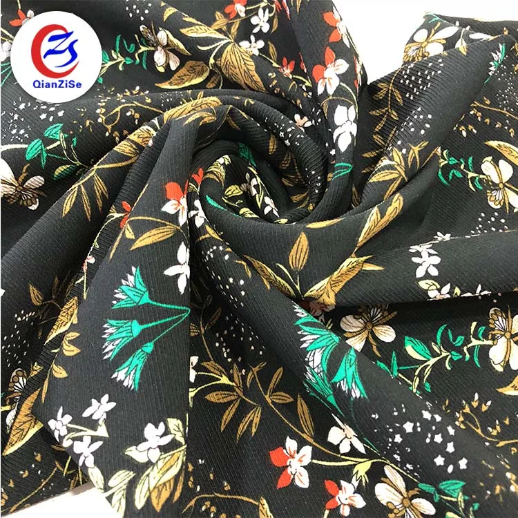 Woven Printed Floral Women Fabric Pakistan Stocklot Chiffon Fabric Green In Shaoxing China Buy