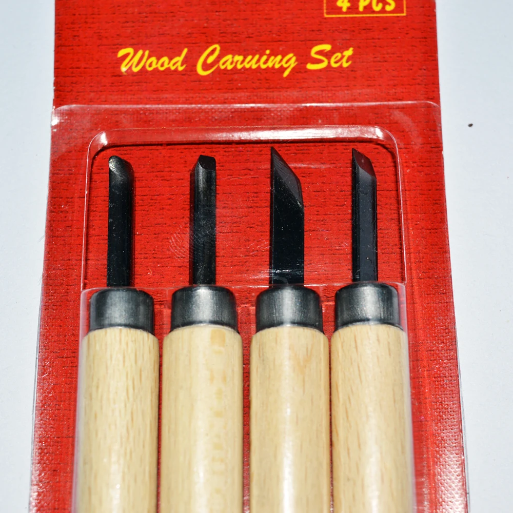 Nature 4pcs Wooden Carving Sets For Artist Diy Craft Working Buy Wood