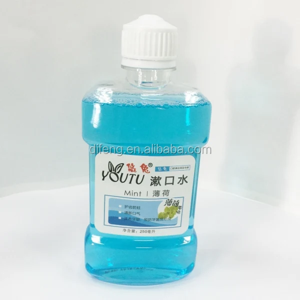 China new product listerine lemon 250ml dental clinic mouthwash