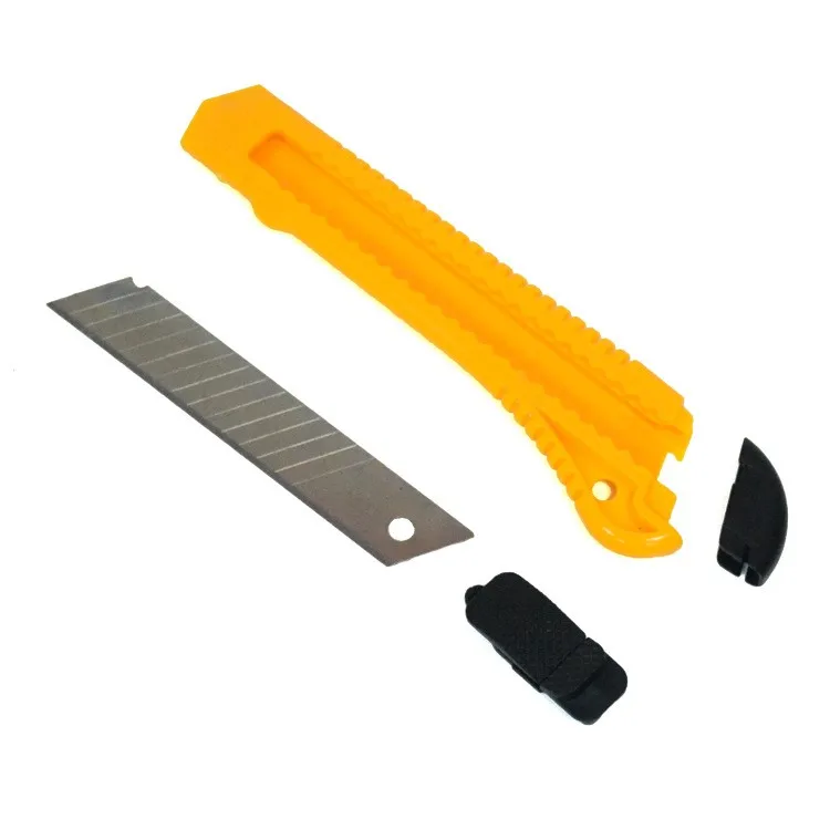 18mm Rubber Cutting Knife With Flexible Snap Wholesale Utility Knife
