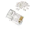RJ45 Modular Plug Network Connector For UTP Cat5 Cat5e Solid Cable Heads