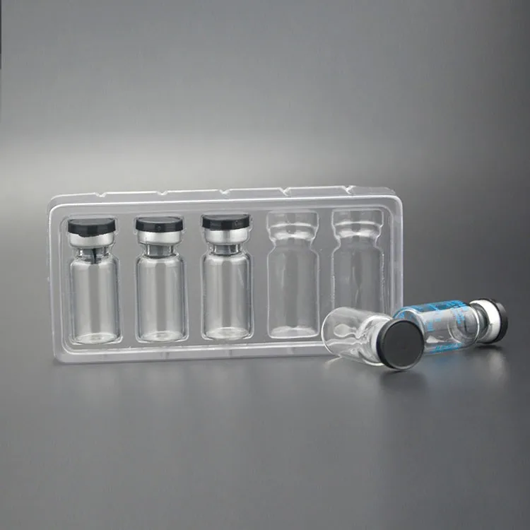 Ecofriendly Transparent Plastic Ampoule Blister Tray Disposable Plastic
