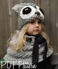 /product-detail/wholesale-handmade-crochet-kids-autumn-winter-owl-hat-with-tippet-knitted-earflap-hood-scarves-animal-ear-cap-beanies-60811085957.html