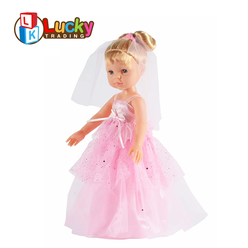 Mini Wedding Princess 12inch Doll Fun Dress Up Games With Crown