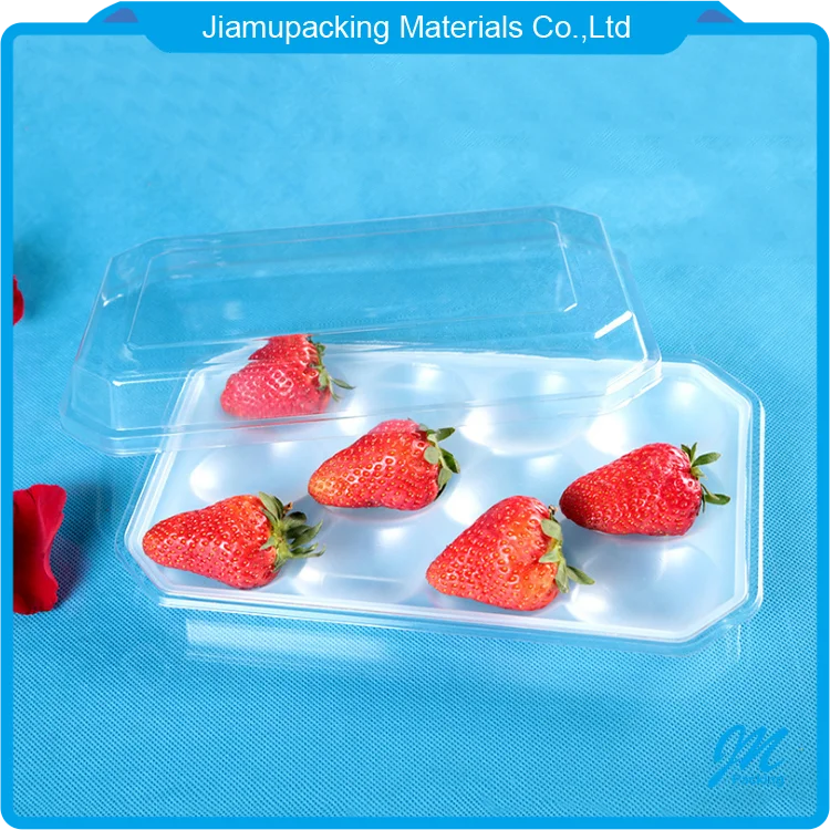 Wholesale Disposable Clear Plastic Fruit Blister Tray Packaging