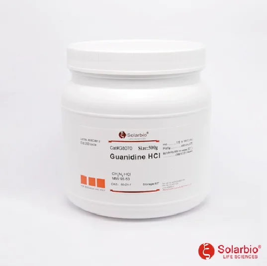 Guanidine Hcl Cas 50 01 1 View Aminomethanamidine Hydrochloride Solarbio Product Details From Beijing Solarbio Science Technology Co Ltd On Alibaba Com