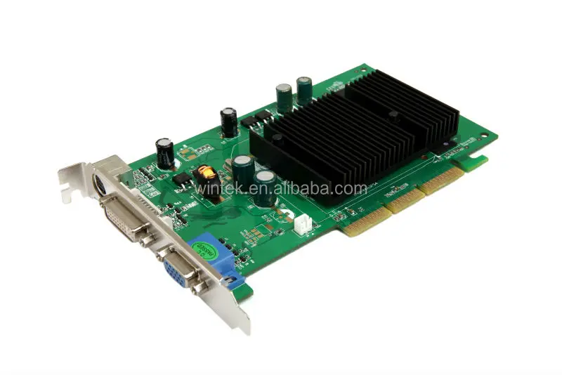 Nvidia Fx6200 Fanless Real 512m Pc Agp 8x Video Cards With S Video