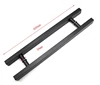 Stainless Steel Glass door matt black pull handle, entrance door back to back black pull handle