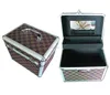 Aluminum small metal case,storage boxes.Aluminum sheet with aluminum frame,with fabric lining inside.