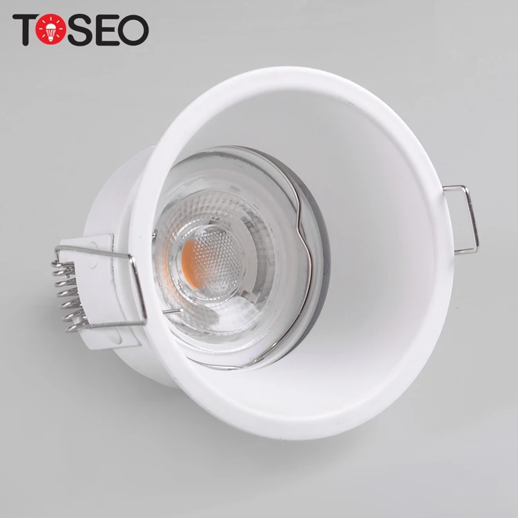 Recessed Mr16 Gu10 Down Light Fittings Ceiling Anti Glare Cob Downlight Fixture View Down Light Fittings Toseo Product Details From Foshan Toseo
