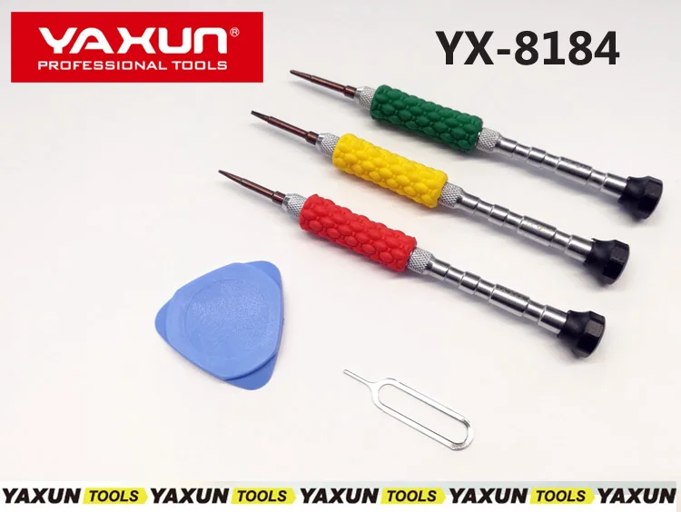 YAXUN YX8184 Tri wing Y 0.6 / Pentalobe Opening Tool Kit For iPhone 7/7G plus Repair Tools Set