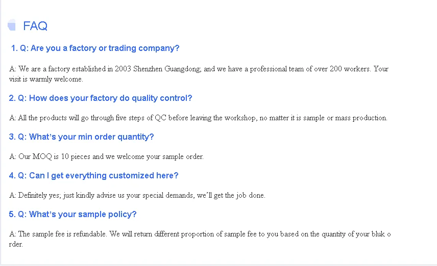 FAQ