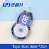Eco-friendly Designs oem cute kids fashionable stationery colored plastic pens extra long correction tape custom
