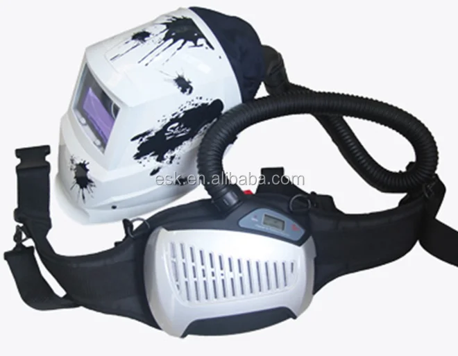 Ce Approved Full Face Welding Helmet With Air Filtration Respiratory
