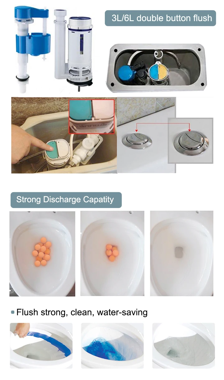 JOININ Sanitary Ware Bathroom Ceramic Tornado one piece Wc Toilet Bowl From Chaozhou JY1301