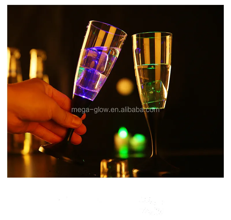 Light Up Flashing Champagne Glass Multi Colored Buy Factory Price