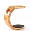 Simple And Practical Bow-shaped Bamboo Wood And Coffee Grinder