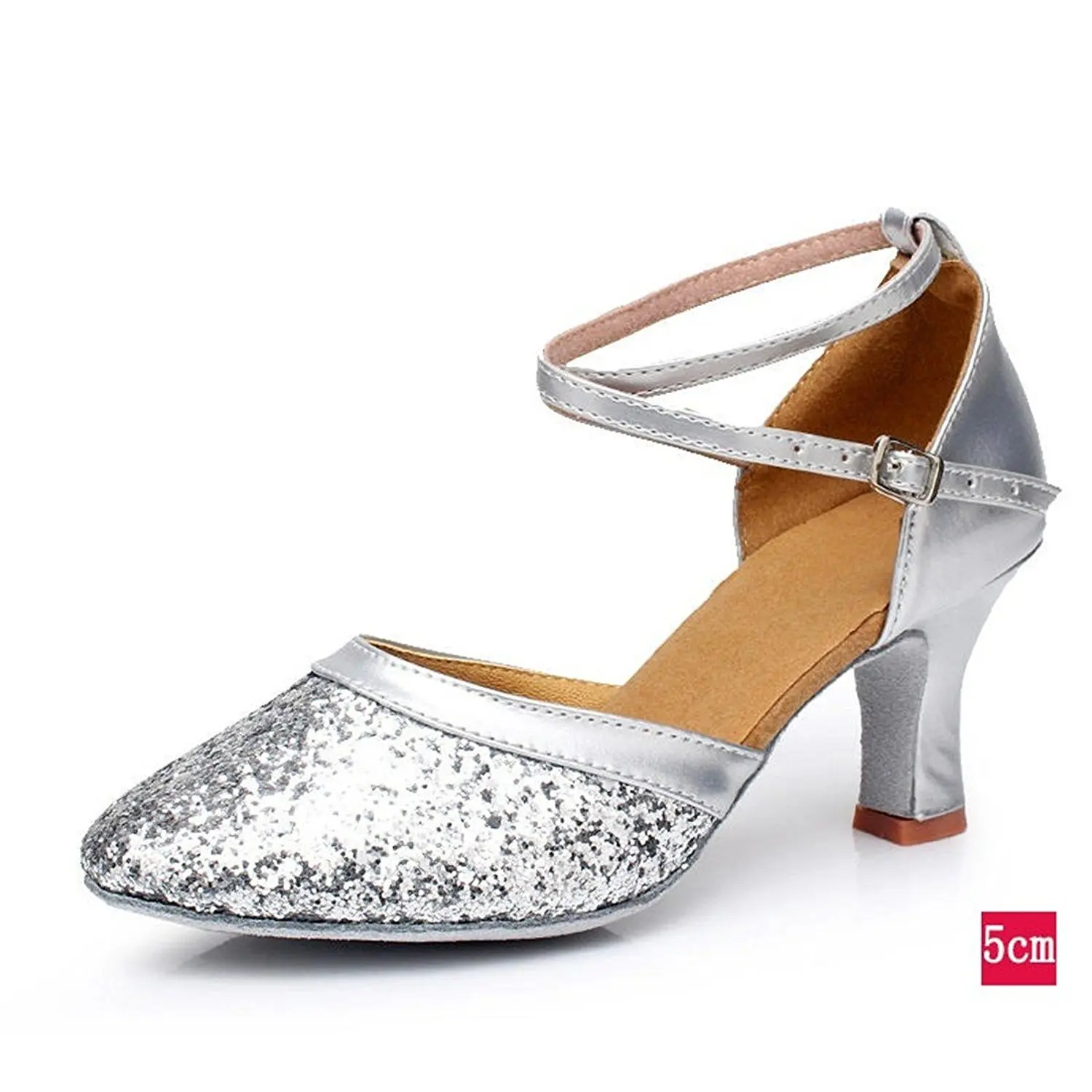 silver dance shoes